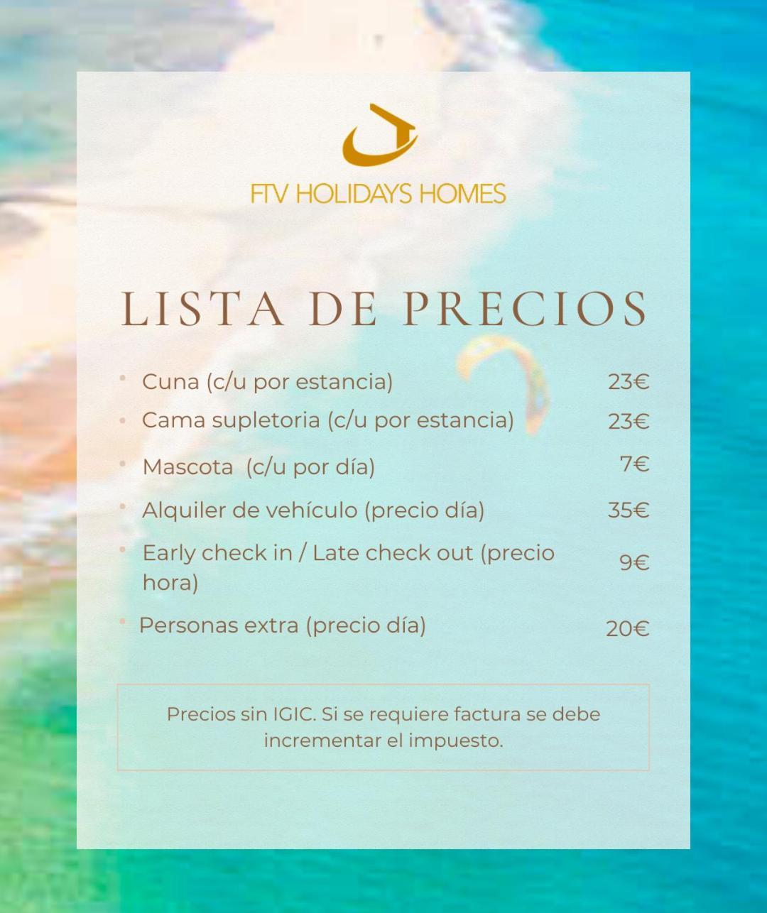 Ftv Holidays Homes - Paraíso Corralejo